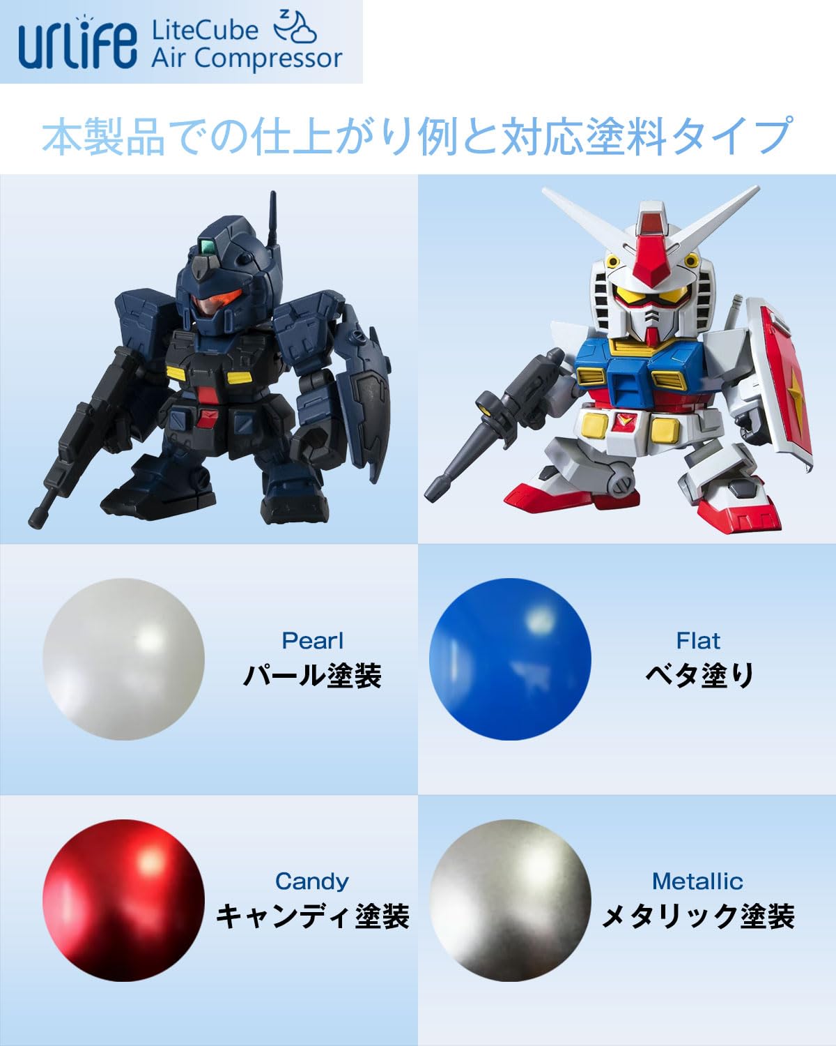 Amazon.co.jp: urlife コンプレッサー 小型 A4の半分でも 高圧域 安定